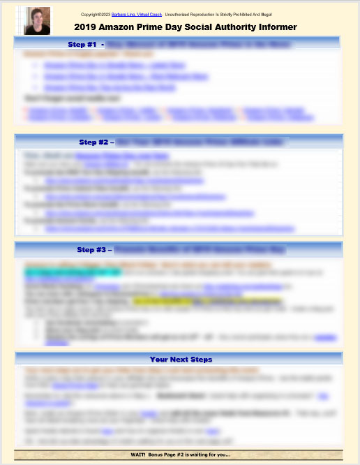 2019 Amazon Prime Day Solution Sheet