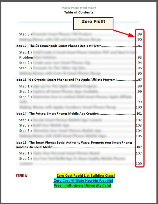 No Fluff!